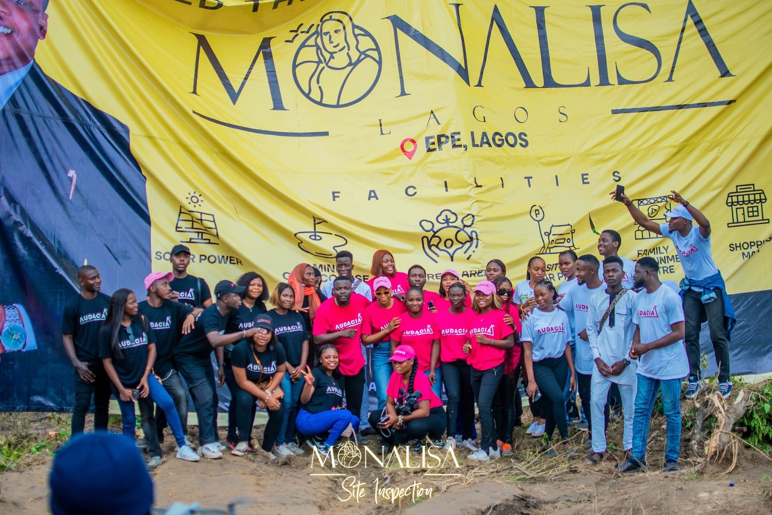The Audacia community together at a Monalisa event